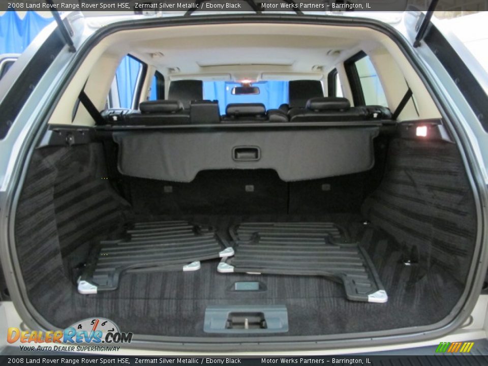 2008 Land Rover Range Rover Sport HSE Zermatt Silver Metallic / Ebony Black Photo #9