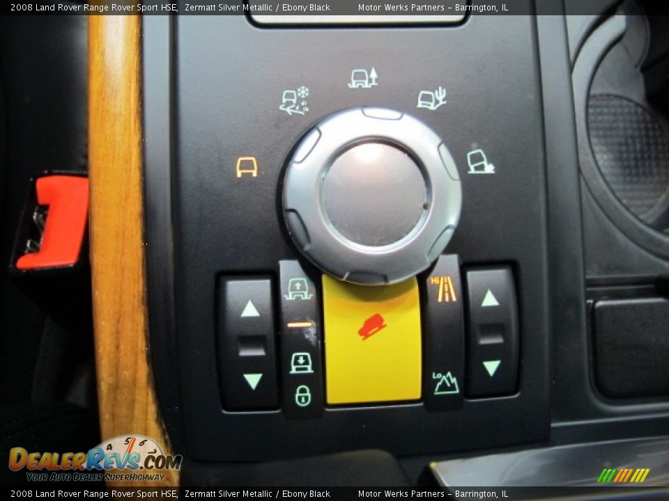 2008 Land Rover Range Rover Sport HSE Zermatt Silver Metallic / Ebony Black Photo #29