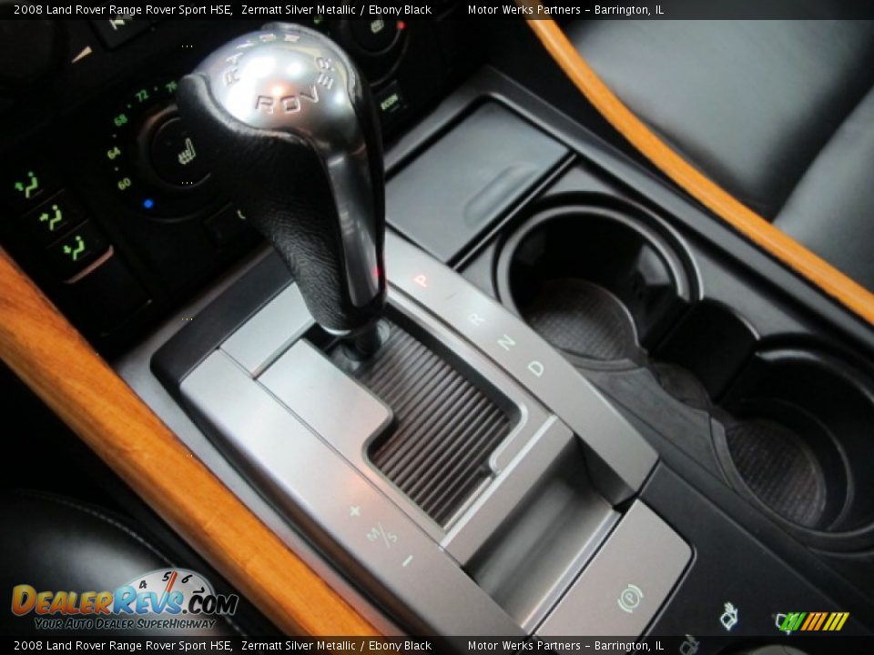 2008 Land Rover Range Rover Sport HSE Zermatt Silver Metallic / Ebony Black Photo #31