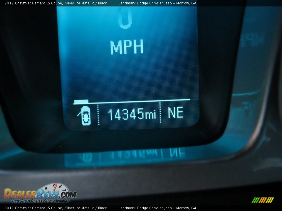 2012 Chevrolet Camaro LS Coupe Silver Ice Metallic / Black Photo #26