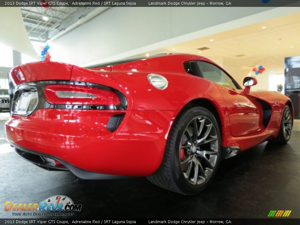 Adrenaline Red 2013 Dodge SRT Viper GTS Coupe Photo #5
