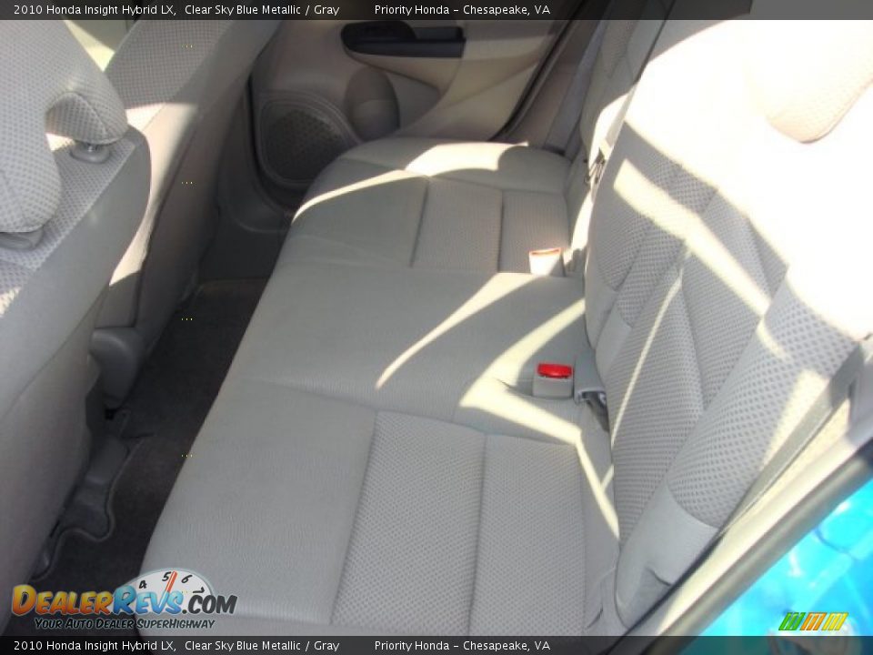 2010 Honda Insight Hybrid LX Clear Sky Blue Metallic / Gray Photo #8