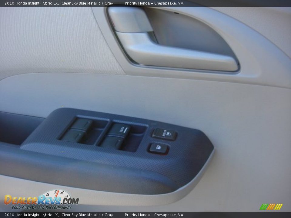 2010 Honda Insight Hybrid LX Clear Sky Blue Metallic / Gray Photo #11