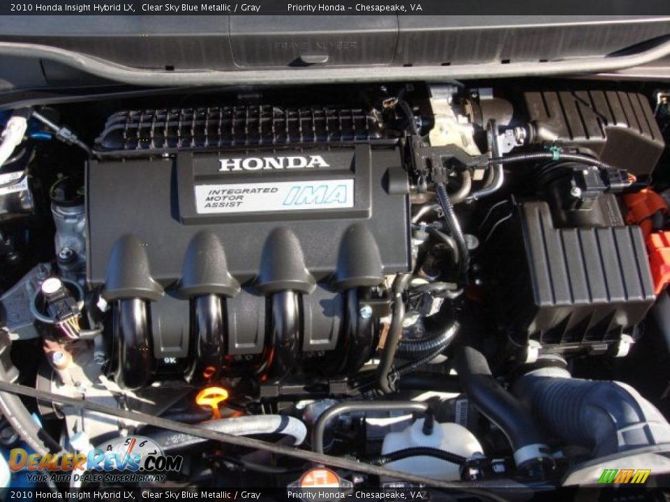 2010 Honda Insight Hybrid LX Clear Sky Blue Metallic / Gray Photo #21