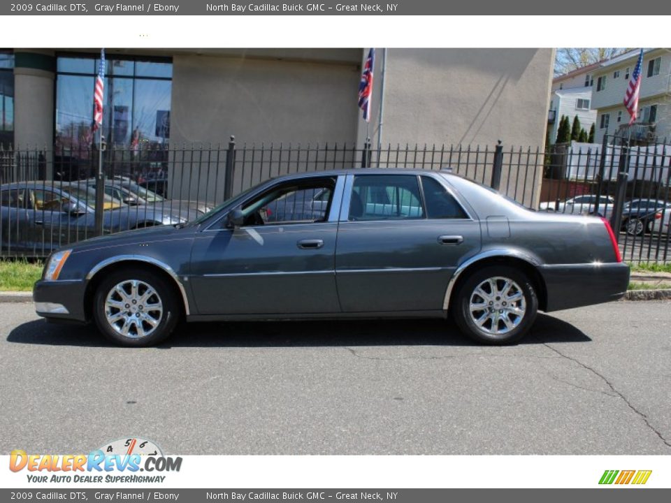 2009 Cadillac DTS Gray Flannel / Ebony Photo #3