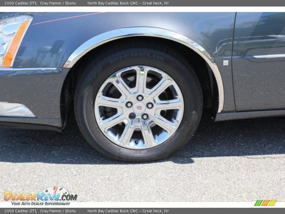 2009 Cadillac DTS Gray Flannel / Ebony Photo #8