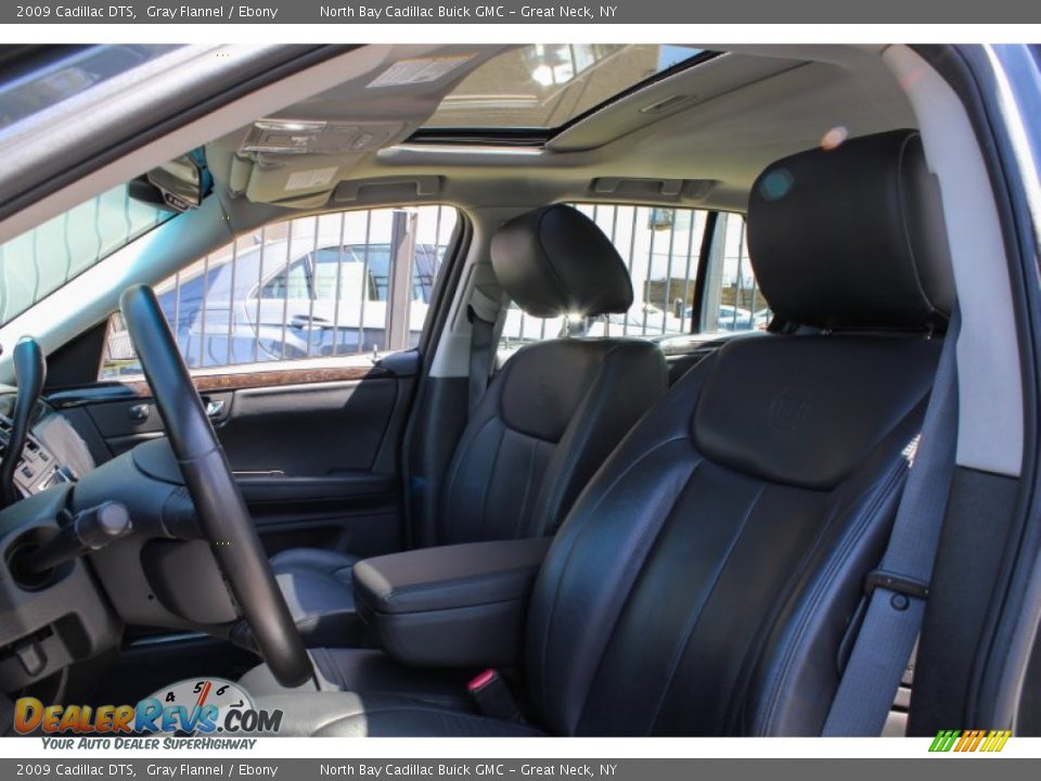 2009 Cadillac DTS Gray Flannel / Ebony Photo #21