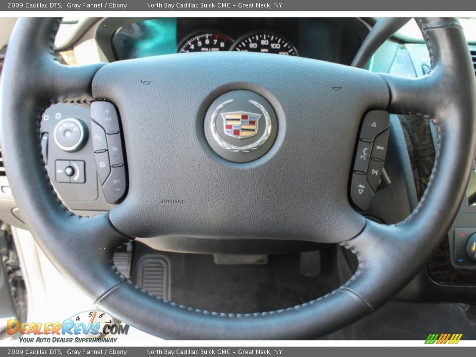 2009 Cadillac DTS Gray Flannel / Ebony Photo #24