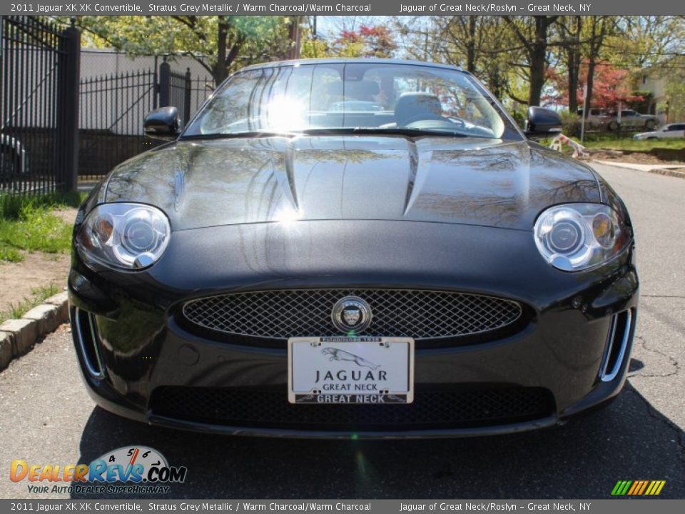 2011 Jaguar XK XK Convertible Stratus Grey Metallic / Warm Charcoal/Warm Charcoal Photo #2