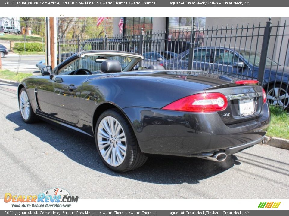 2011 Jaguar XK XK Convertible Stratus Grey Metallic / Warm Charcoal/Warm Charcoal Photo #4