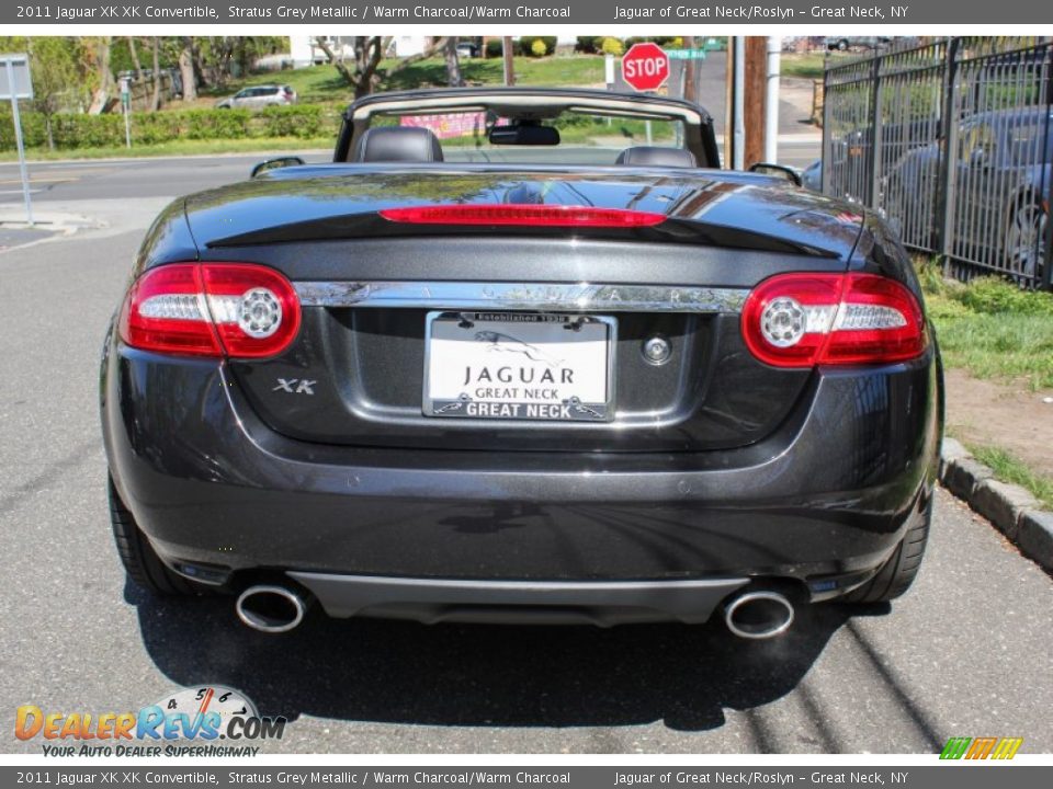 2011 Jaguar XK XK Convertible Stratus Grey Metallic / Warm Charcoal/Warm Charcoal Photo #5