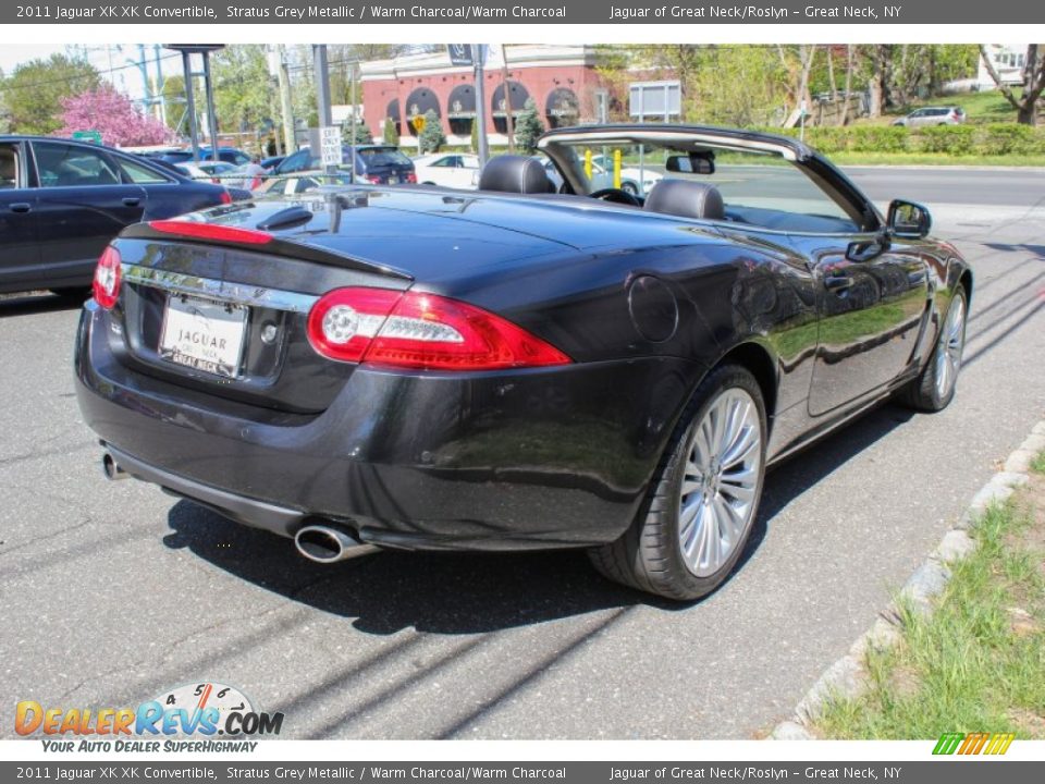 2011 Jaguar XK XK Convertible Stratus Grey Metallic / Warm Charcoal/Warm Charcoal Photo #6