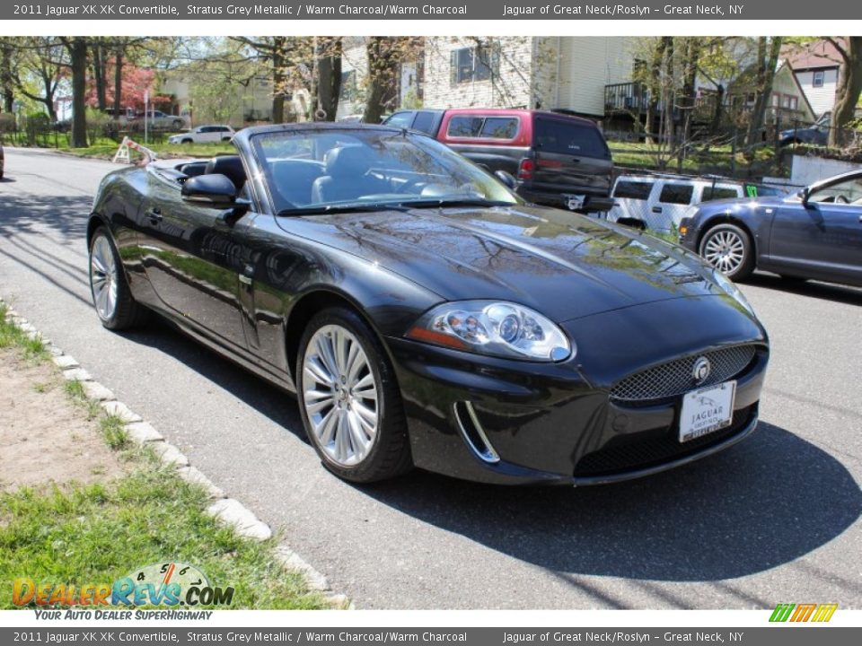 2011 Jaguar XK XK Convertible Stratus Grey Metallic / Warm Charcoal/Warm Charcoal Photo #7