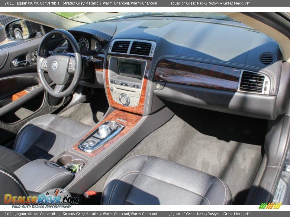 2011 Jaguar XK XK Convertible Stratus Grey Metallic / Warm Charcoal/Warm Charcoal Photo #9