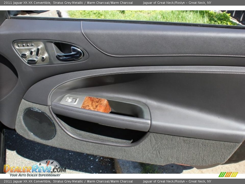 2011 Jaguar XK XK Convertible Stratus Grey Metallic / Warm Charcoal/Warm Charcoal Photo #10