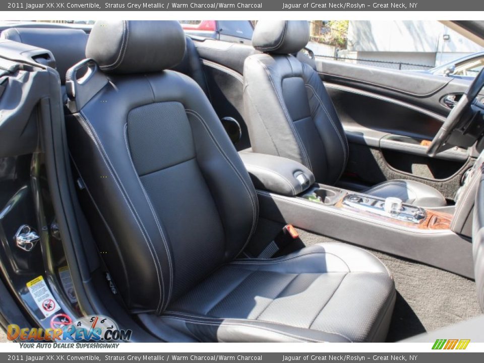 2011 Jaguar XK XK Convertible Stratus Grey Metallic / Warm Charcoal/Warm Charcoal Photo #11