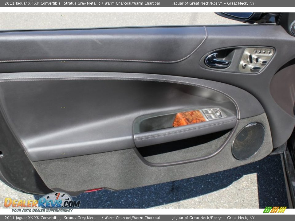 2011 Jaguar XK XK Convertible Stratus Grey Metallic / Warm Charcoal/Warm Charcoal Photo #14