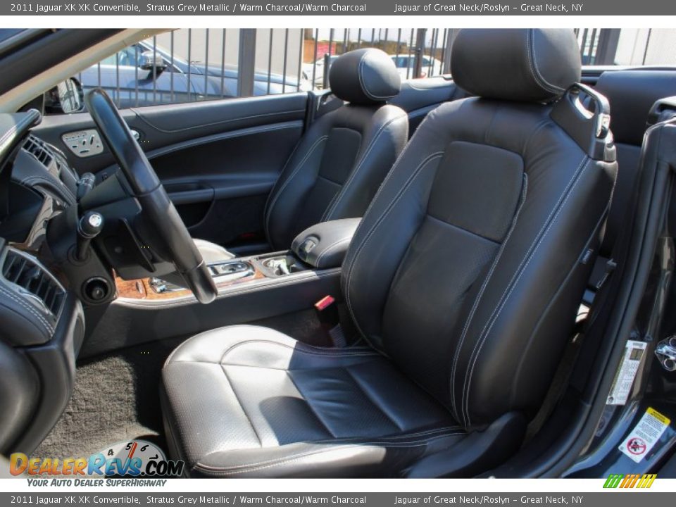 2011 Jaguar XK XK Convertible Stratus Grey Metallic / Warm Charcoal/Warm Charcoal Photo #15