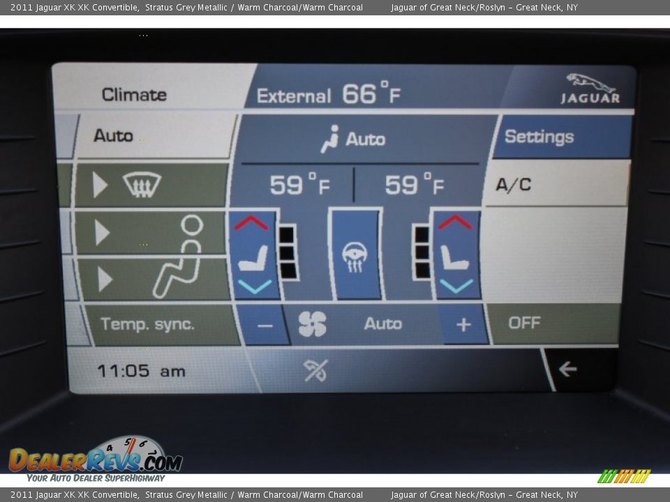 2011 Jaguar XK XK Convertible Stratus Grey Metallic / Warm Charcoal/Warm Charcoal Photo #20