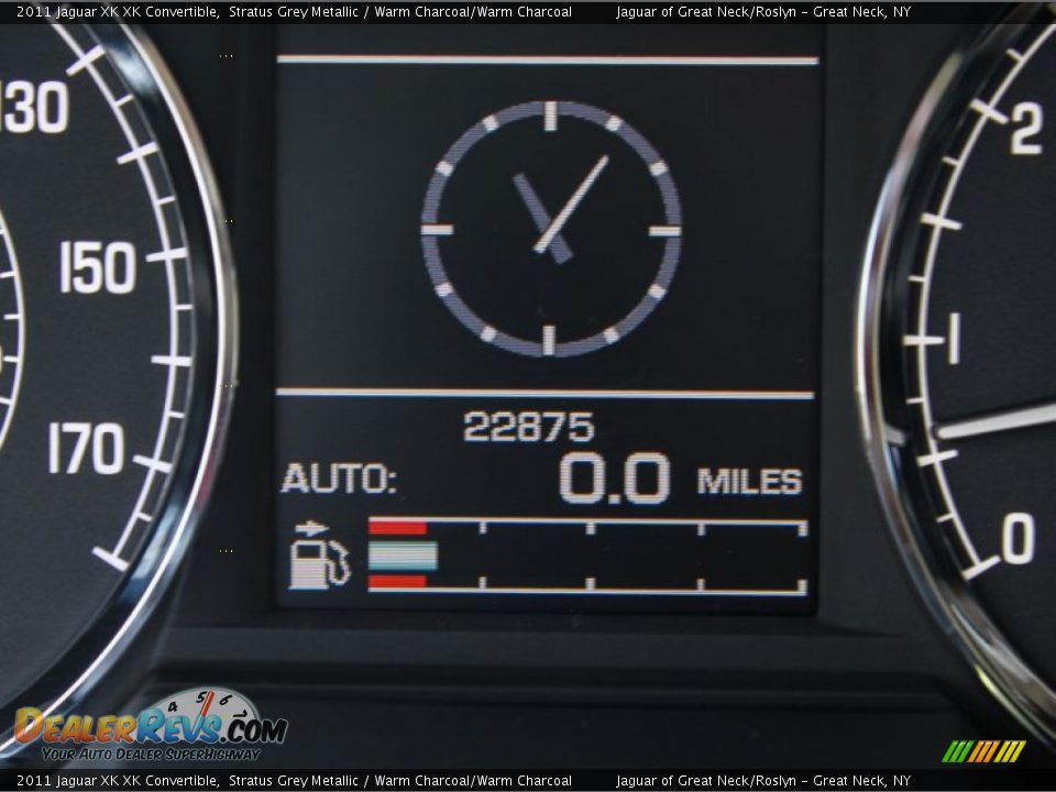2011 Jaguar XK XK Convertible Stratus Grey Metallic / Warm Charcoal/Warm Charcoal Photo #21