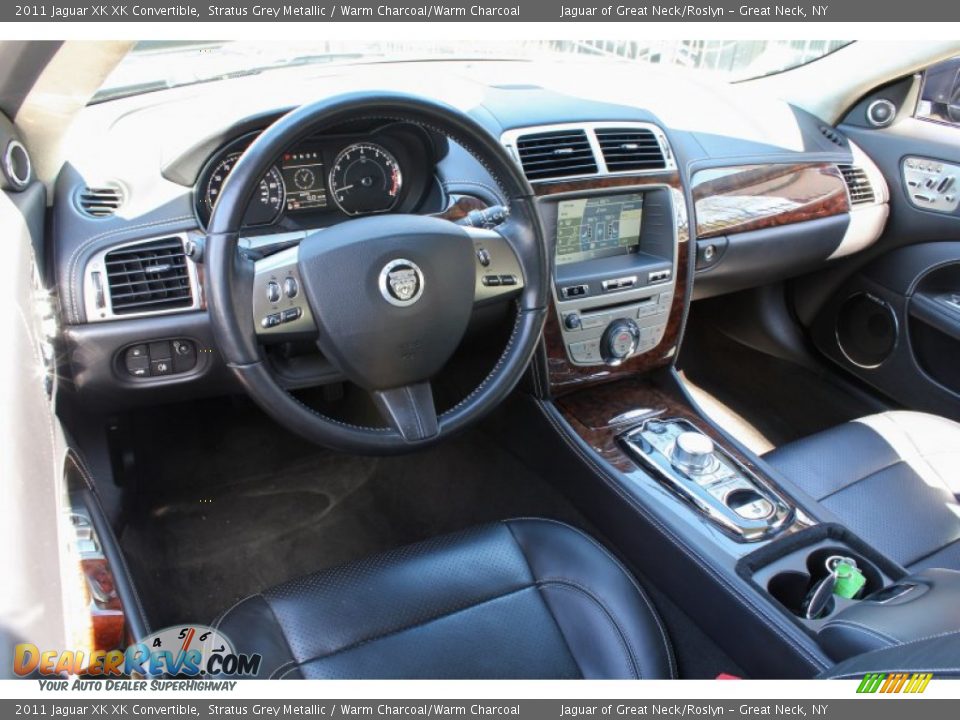 Warm Charcoal/Warm Charcoal Interior - 2011 Jaguar XK XK Convertible Photo #23