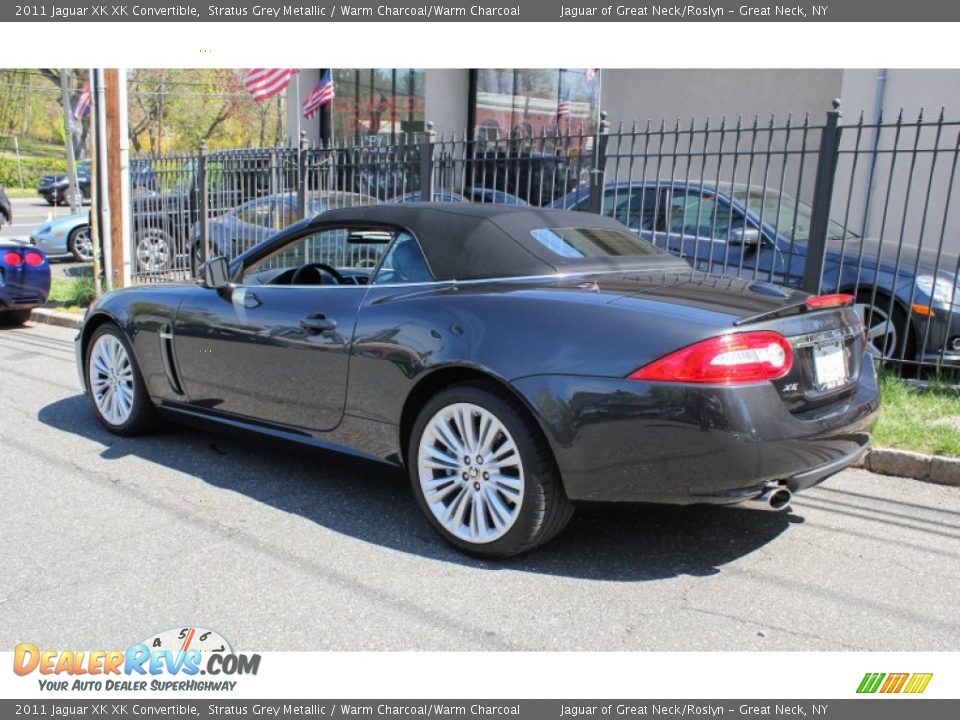 2011 Jaguar XK XK Convertible Stratus Grey Metallic / Warm Charcoal/Warm Charcoal Photo #25