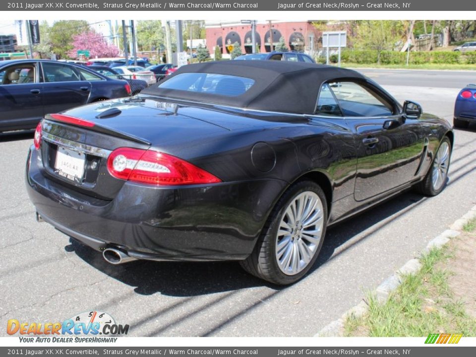 2011 Jaguar XK XK Convertible Stratus Grey Metallic / Warm Charcoal/Warm Charcoal Photo #26