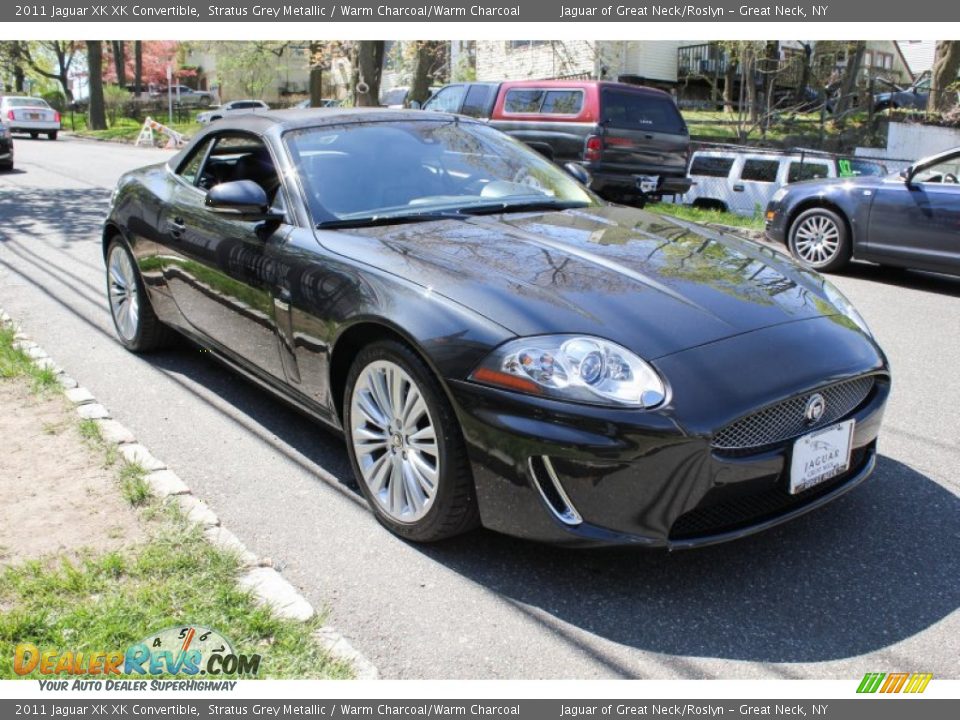 2011 Jaguar XK XK Convertible Stratus Grey Metallic / Warm Charcoal/Warm Charcoal Photo #27