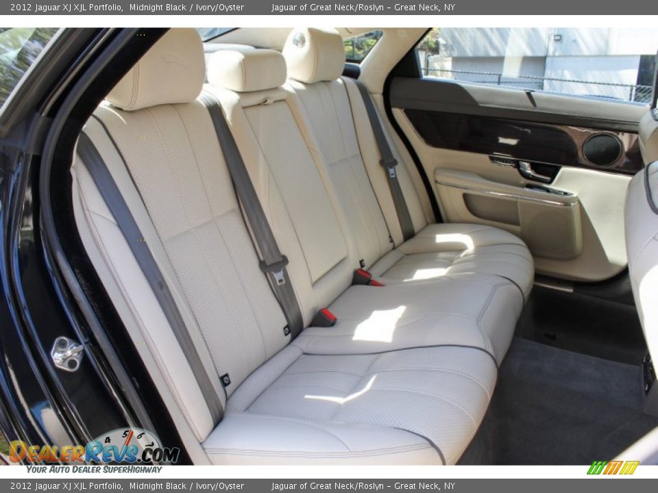 Rear Seat of 2012 Jaguar XJ XJL Portfolio Photo #13