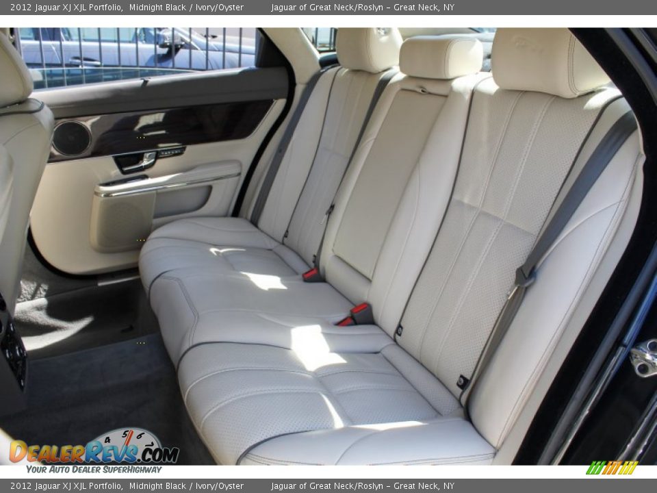 Rear Seat of 2012 Jaguar XJ XJL Portfolio Photo #16