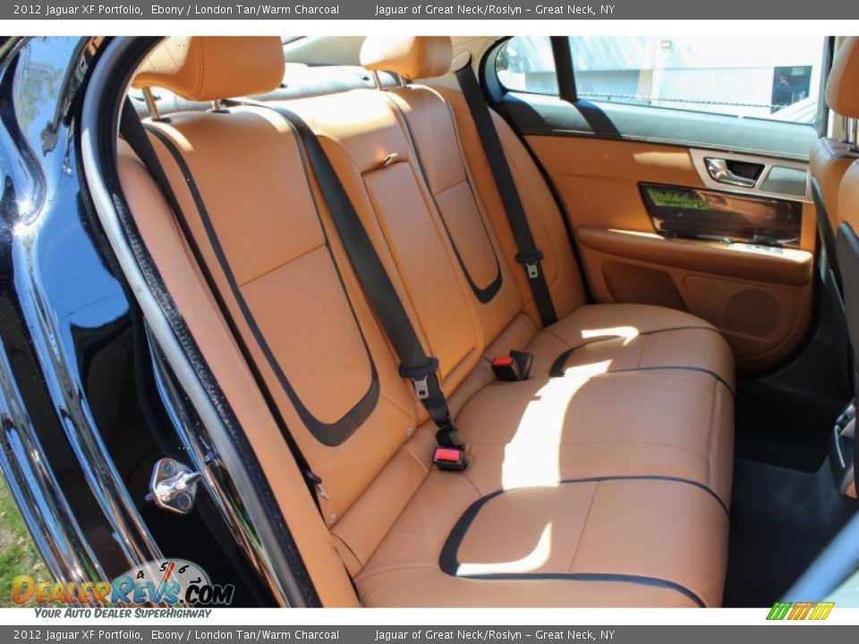 2012 Jaguar XF Portfolio Ebony / London Tan/Warm Charcoal Photo #13