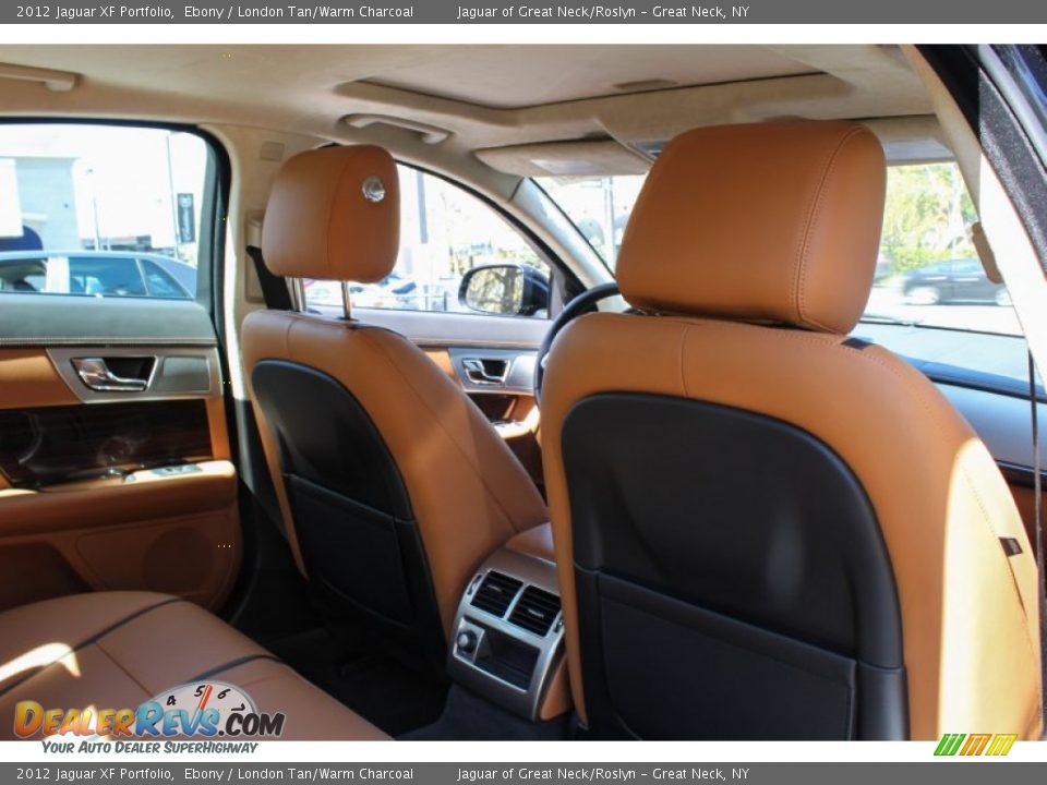 2012 Jaguar XF Portfolio Ebony / London Tan/Warm Charcoal Photo #14
