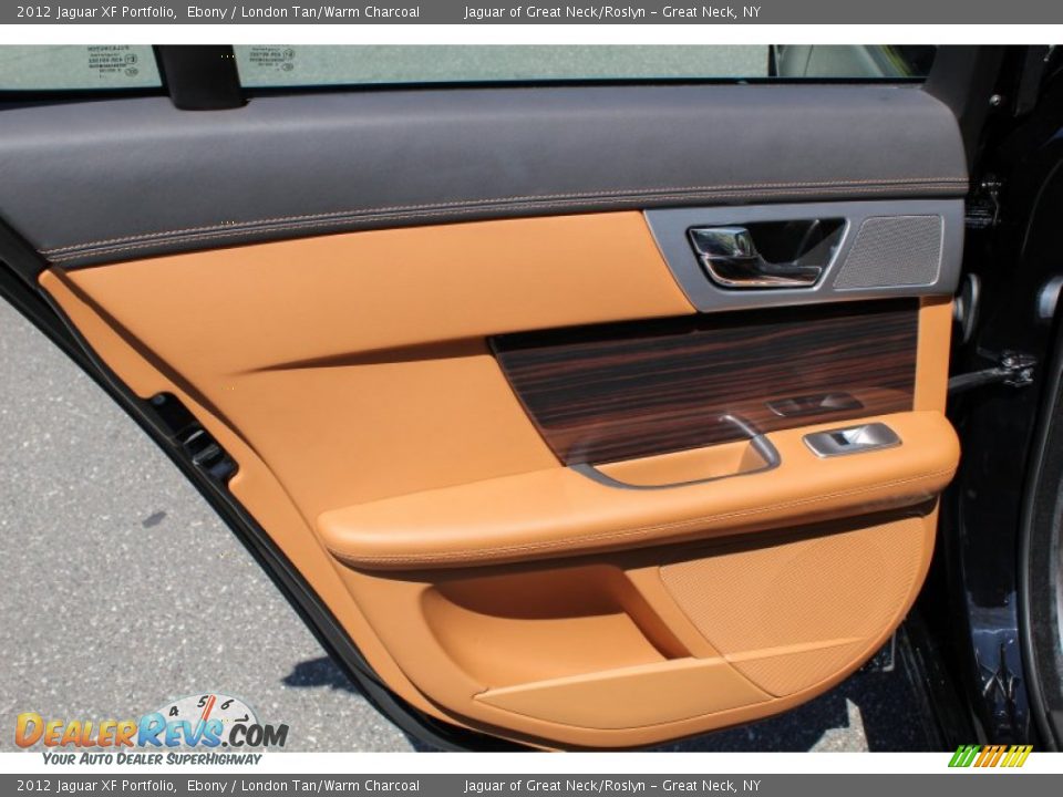 2012 Jaguar XF Portfolio Ebony / London Tan/Warm Charcoal Photo #15