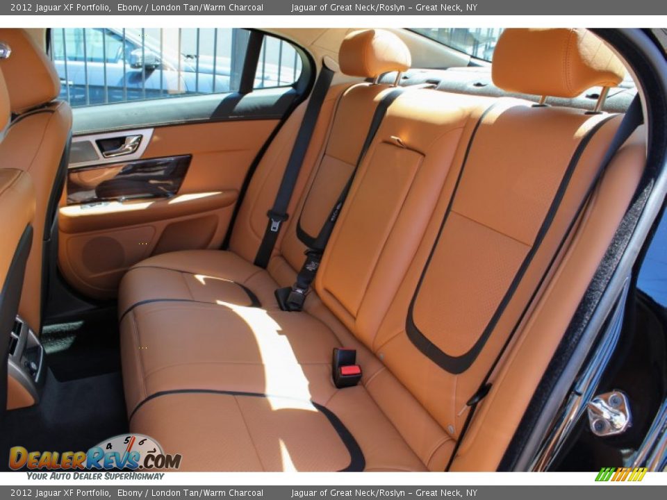 2012 Jaguar XF Portfolio Ebony / London Tan/Warm Charcoal Photo #16