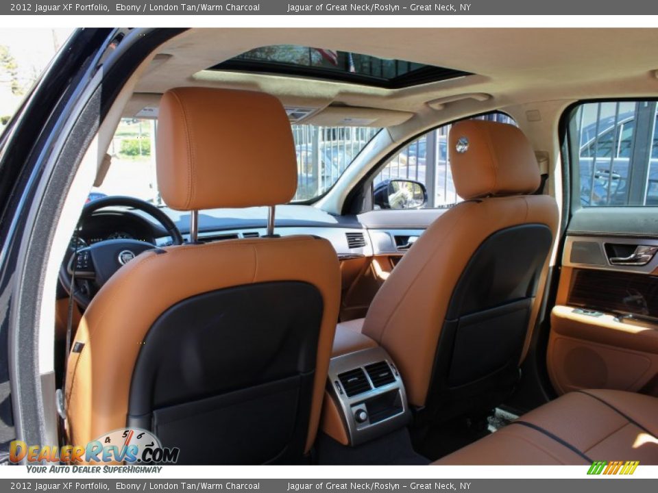 2012 Jaguar XF Portfolio Ebony / London Tan/Warm Charcoal Photo #17