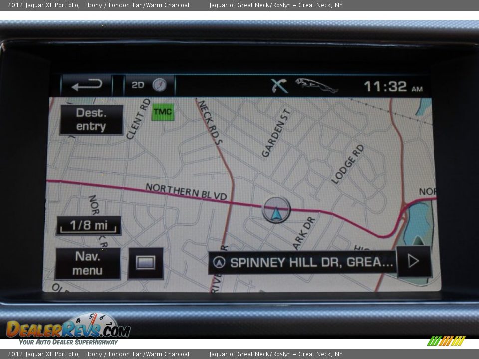 2012 Jaguar XF Portfolio Ebony / London Tan/Warm Charcoal Photo #22