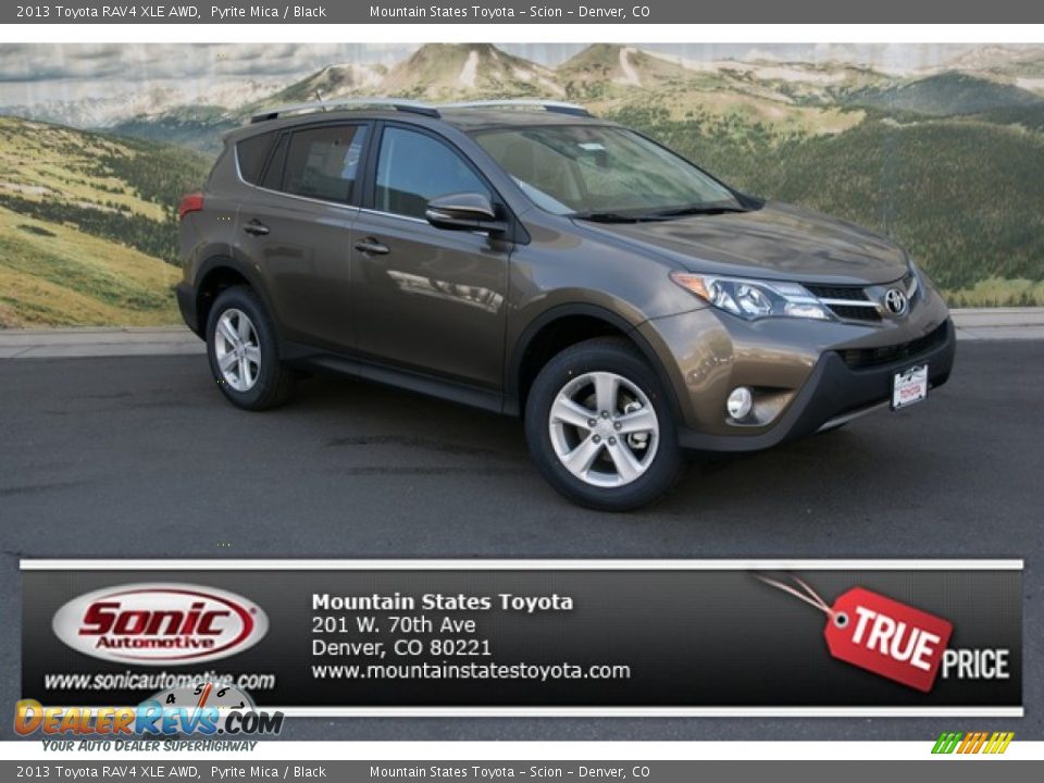 2013 Toyota RAV4 XLE AWD Pyrite Mica / Black Photo #1