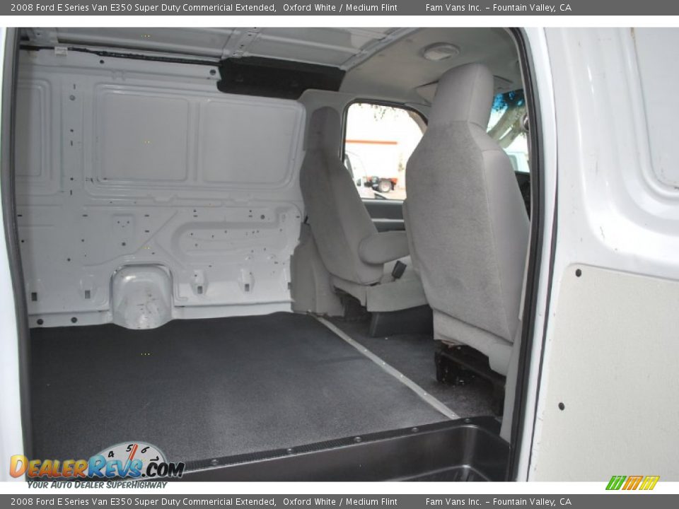 2008 Ford E Series Van E350 Super Duty Commericial Extended Oxford White / Medium Flint Photo #12