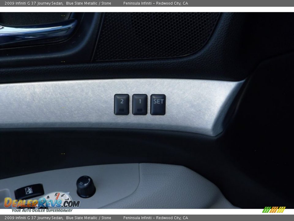 2009 Infiniti G 37 Journey Sedan Blue Slate Metallic / Stone Photo #15