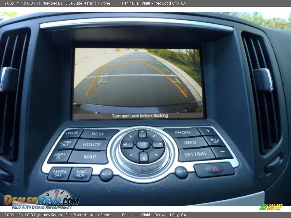 2009 Infiniti G 37 Journey Sedan Blue Slate Metallic / Stone Photo #19