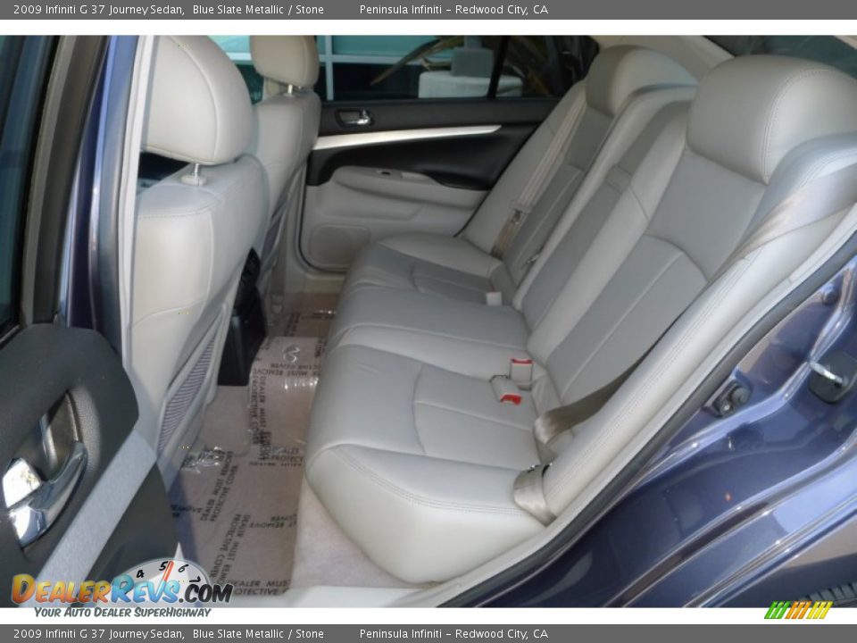 2009 Infiniti G 37 Journey Sedan Blue Slate Metallic / Stone Photo #20