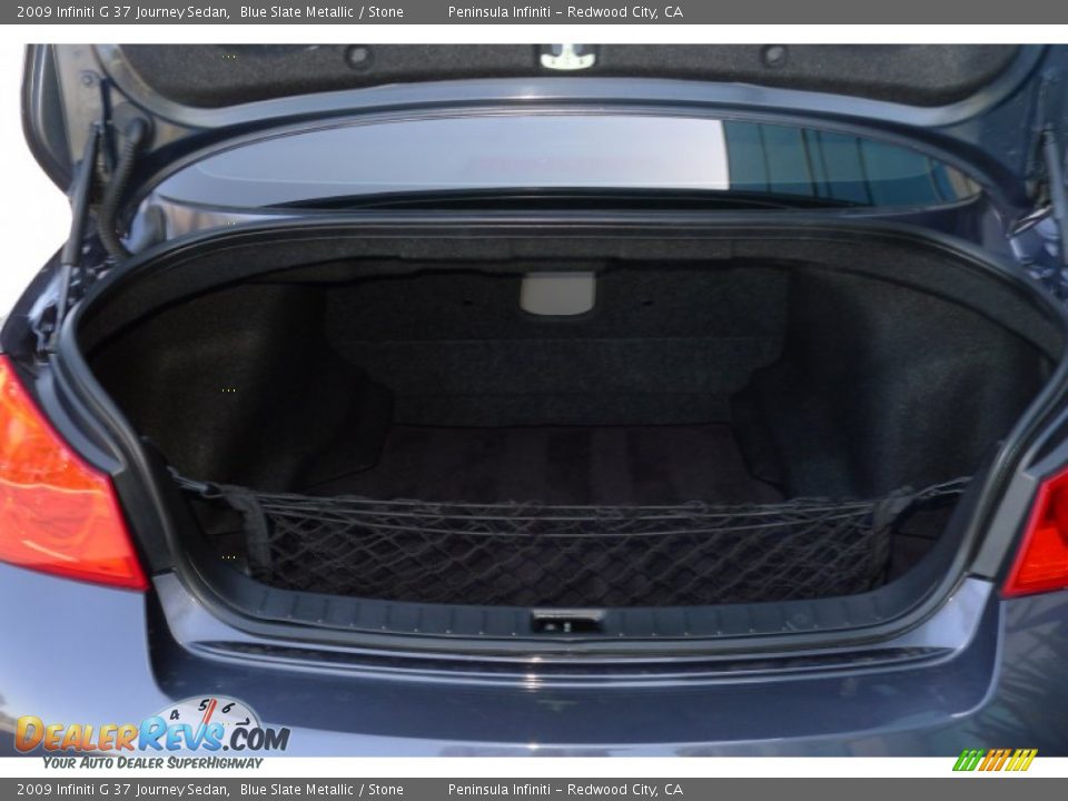 2009 Infiniti G 37 Journey Sedan Blue Slate Metallic / Stone Photo #22