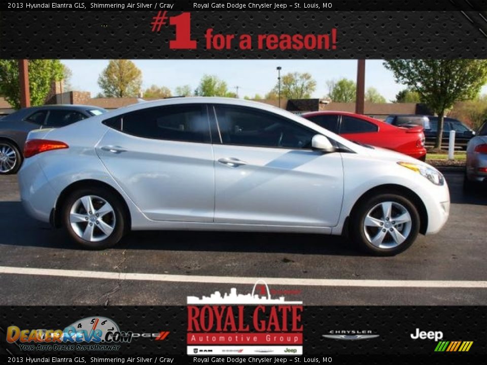 2013 Hyundai Elantra GLS Shimmering Air Silver / Gray Photo #1