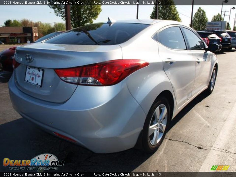 2013 Hyundai Elantra GLS Shimmering Air Silver / Gray Photo #3