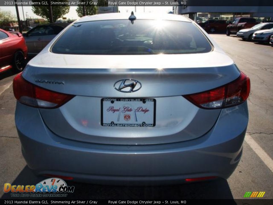 2013 Hyundai Elantra GLS Shimmering Air Silver / Gray Photo #5