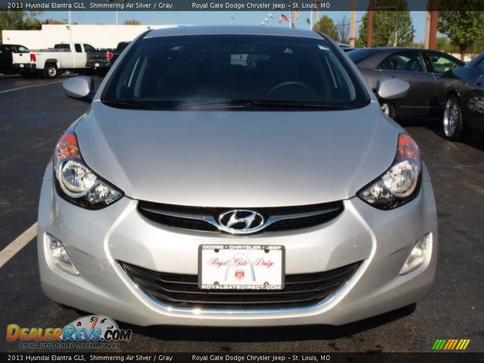 2013 Hyundai Elantra GLS Shimmering Air Silver / Gray Photo #7