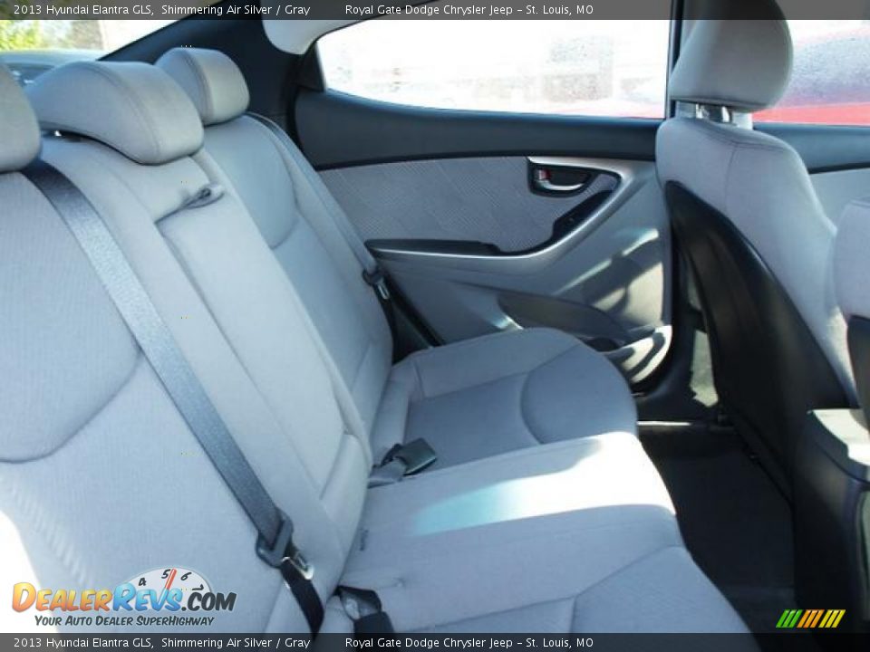 2013 Hyundai Elantra GLS Shimmering Air Silver / Gray Photo #8