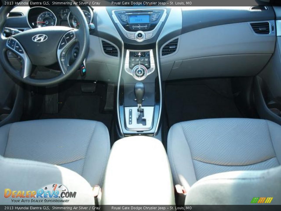 2013 Hyundai Elantra GLS Shimmering Air Silver / Gray Photo #9