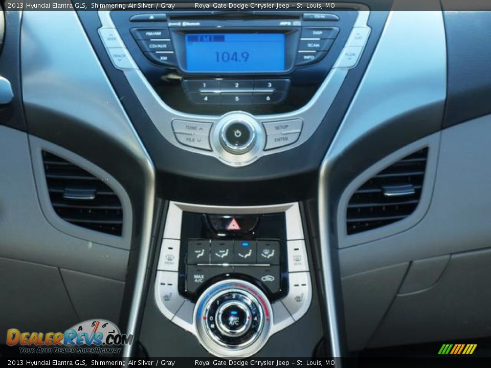 2013 Hyundai Elantra GLS Shimmering Air Silver / Gray Photo #11