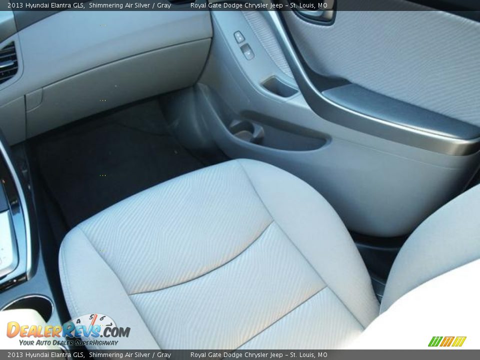 2013 Hyundai Elantra GLS Shimmering Air Silver / Gray Photo #12